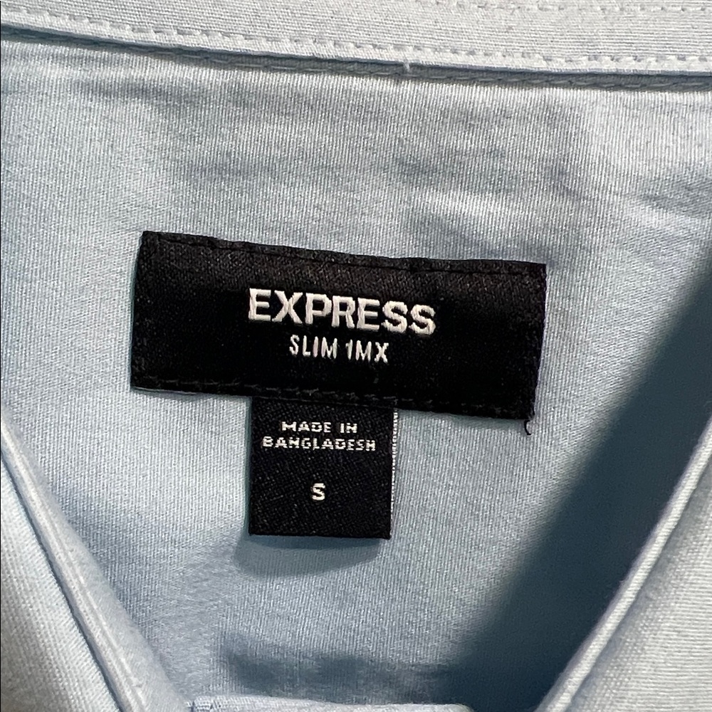 Express Light Blue Dress Shirt - Picture 2 of 2